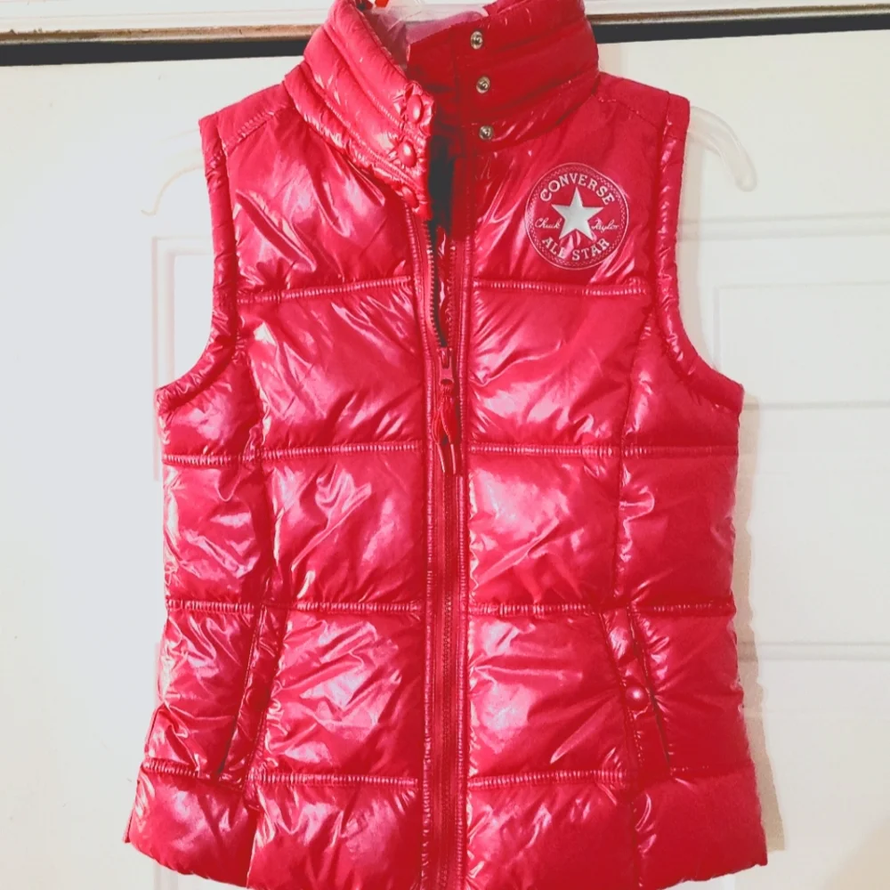 Like New Pink Converse Puffer Vest~10/12~Girls~Spring~Fashion